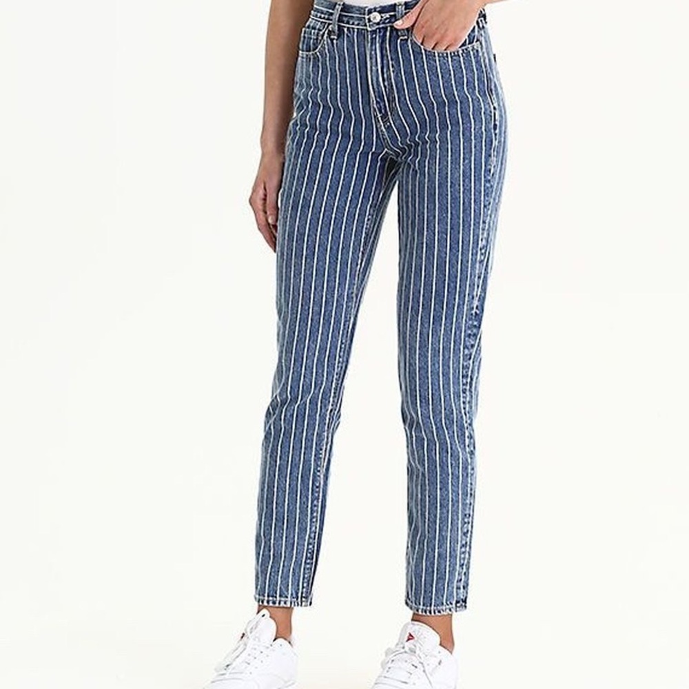 Striped American Eagle Mom Jean